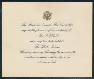 A Valuable Presidential Invitation