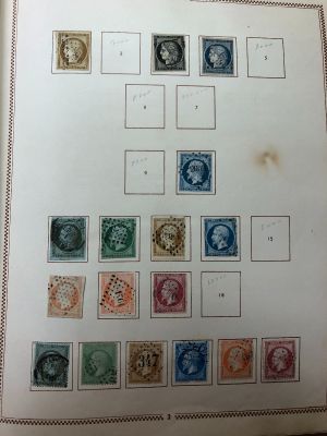 FRANCE –  VIRTUALLY COMPLETE COLLECTION TO 1970 IN A CLEAN FRENCH SPECIALIZED ALBUM- 423780