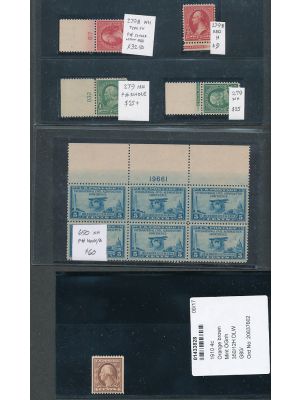 UNITED STATES – PREMIUM HIGH-GRADE TURN OF THE 20th CENTURY SELECTION – 424075