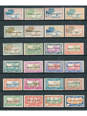 FRENCH COLONIES – FRANCE LIBRE OVERPRINTS – 424316