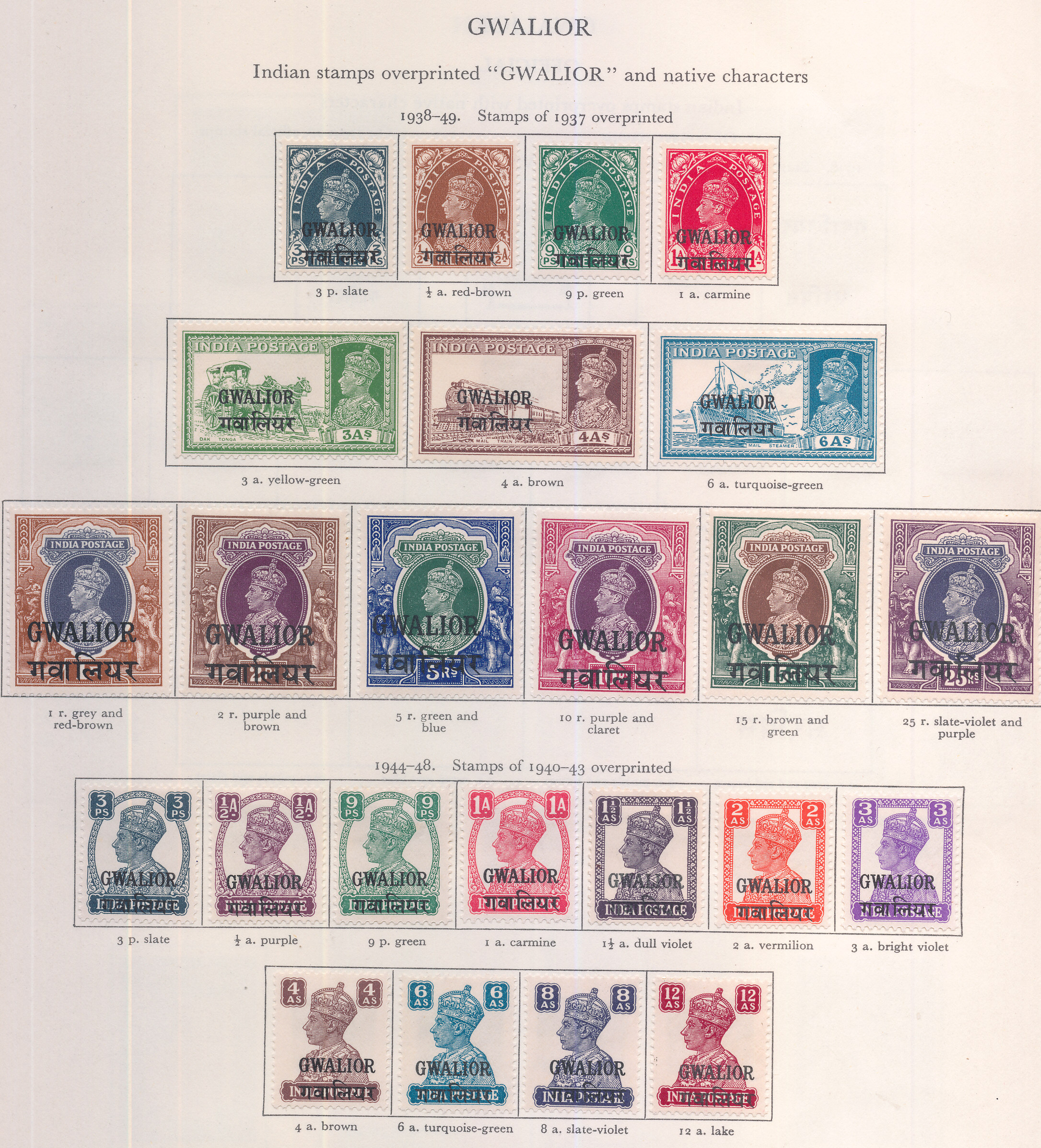 The Stamps Of George VI