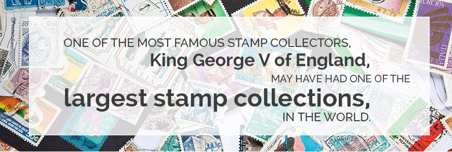 Famous Stamp Collector - King George V